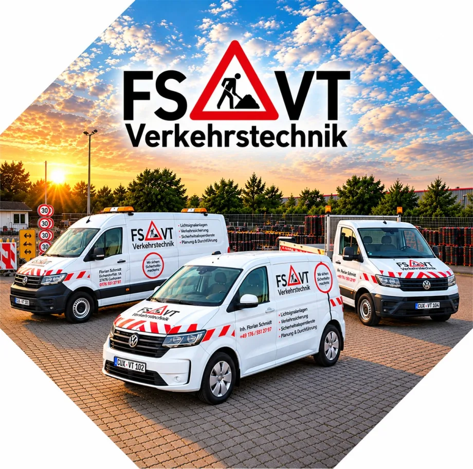 Firmenauto von FSVT Verkehrstechnik Cuxhaven